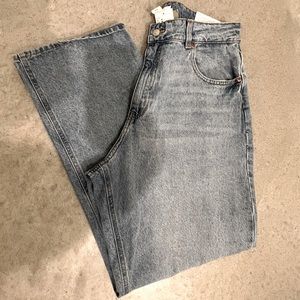 H&M Mom Jean Straight High Waist NWT Denim